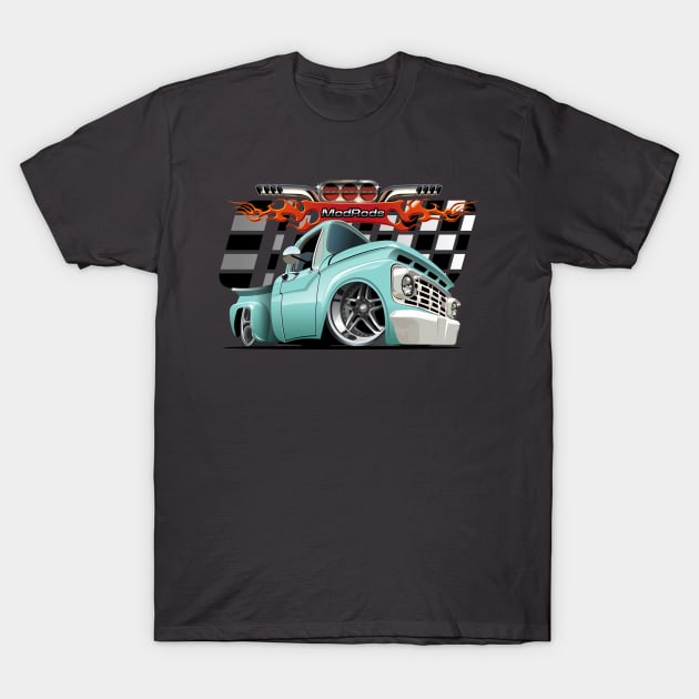 Cartoon car lowrider T-Shirt by Mechanik